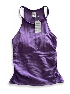 NWT purple tankini TikTok bathing suit top size medium new with tags